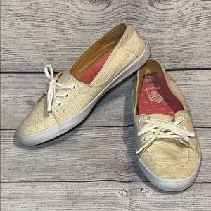 Vans‎ yellow and gray stripes women’s 5.5